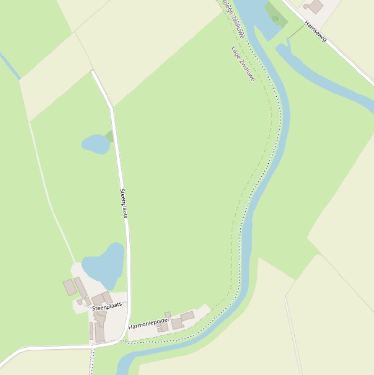 Kaart van  Harmoniepolder.