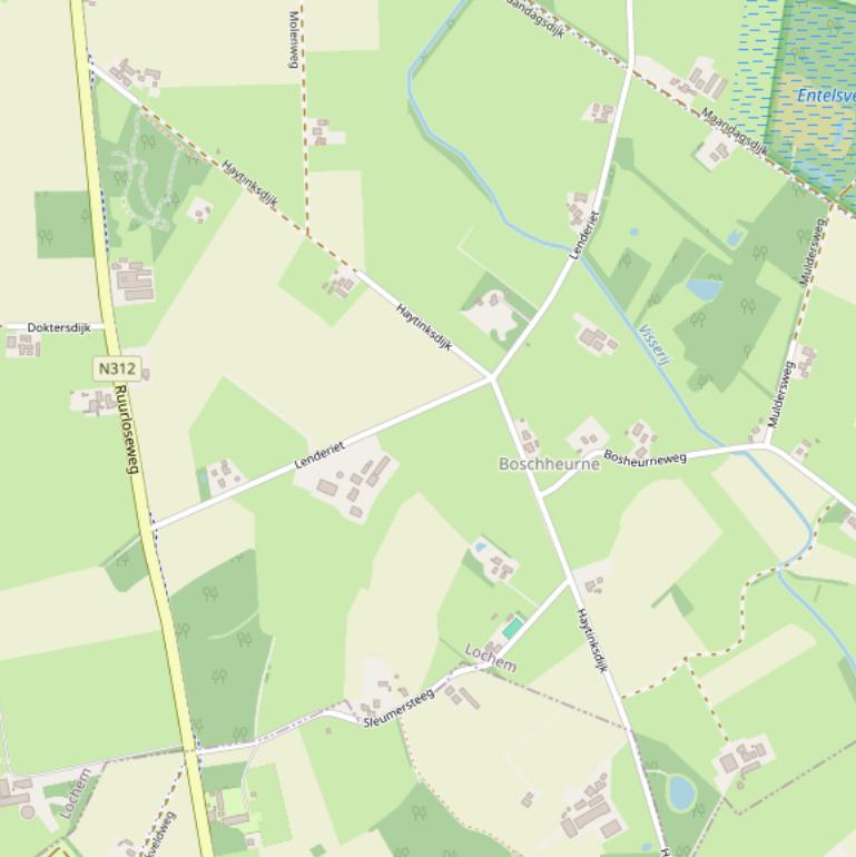 Kaart van de Haytinksdijk.