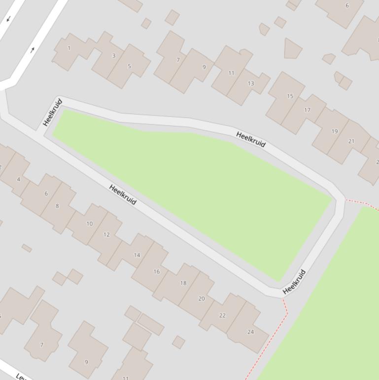 Kaart van  Heelkruid.