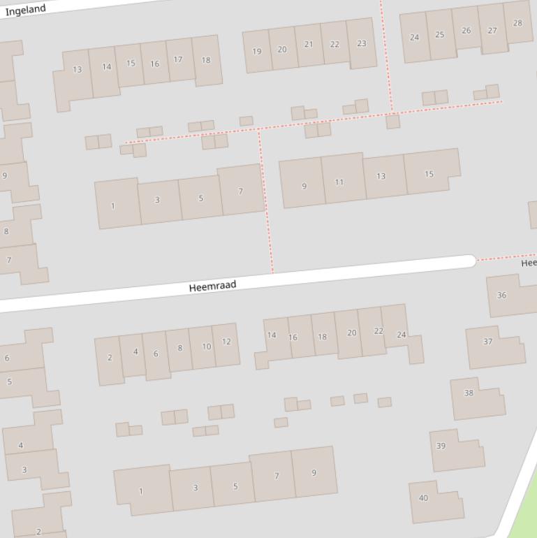 Kaart van  Heemraad.