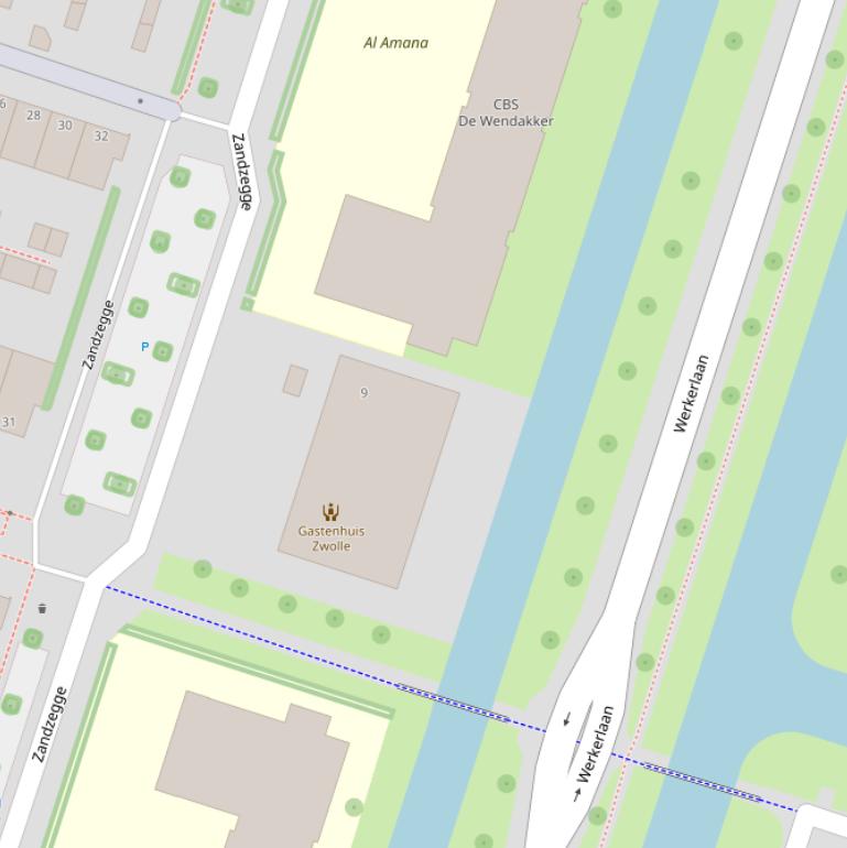 Kaart van de Heemraadhof.