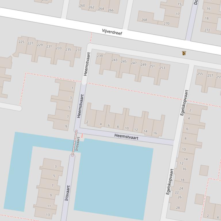 Kaart van  Heemstvaart.