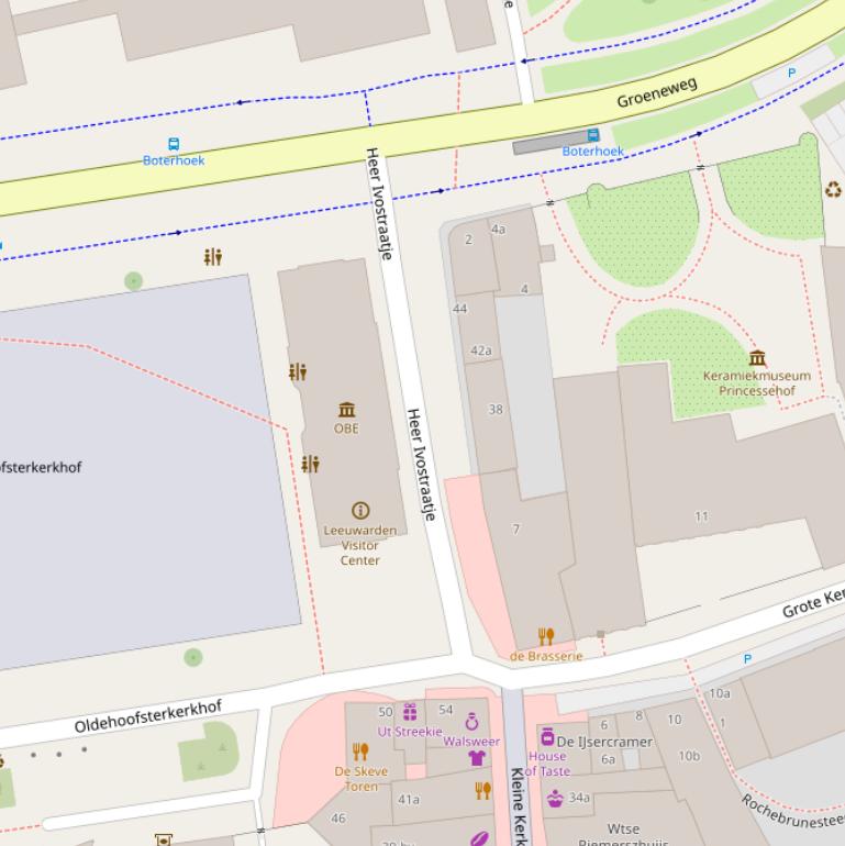 Kaart van het Heer Ivostraatje.