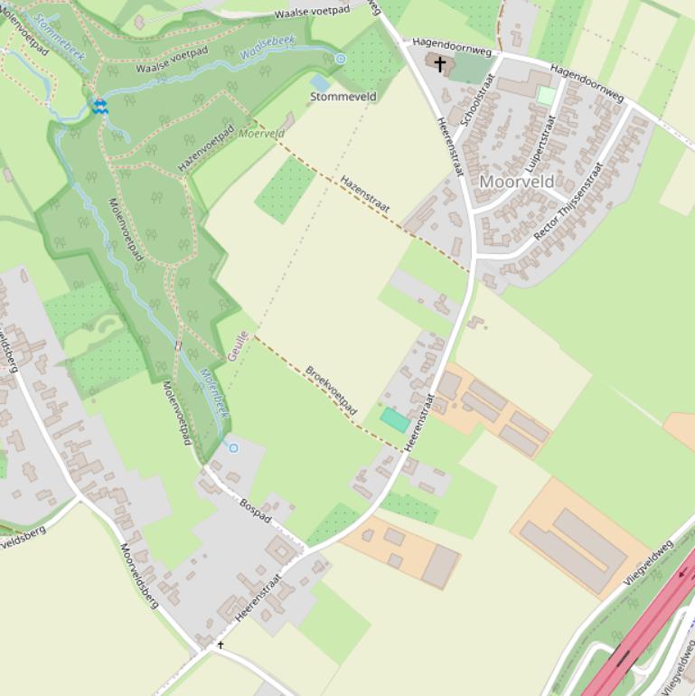 Kaart van de Heerenstraat.