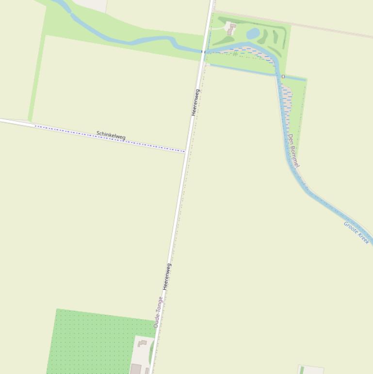 Kaart van de Heerenweg.