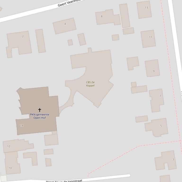 Kaart van  Heert Piters de Jongstraat.