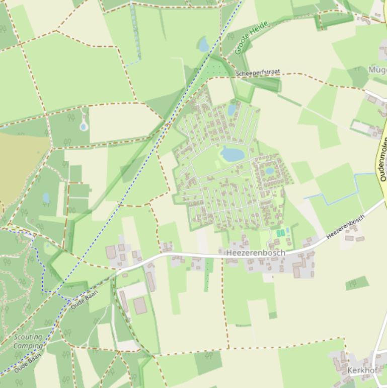 Kaart van  Heezerenbosch.