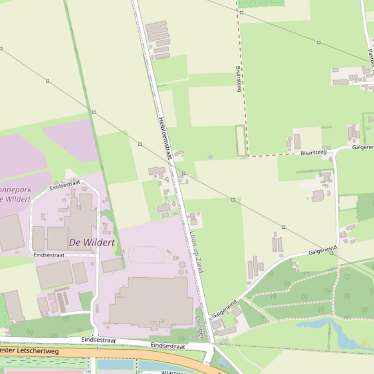 Kaart van de Heibloemstraat.