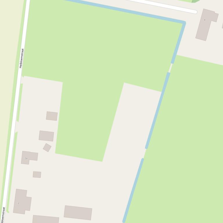 Kaart van de Heibloemstraat.