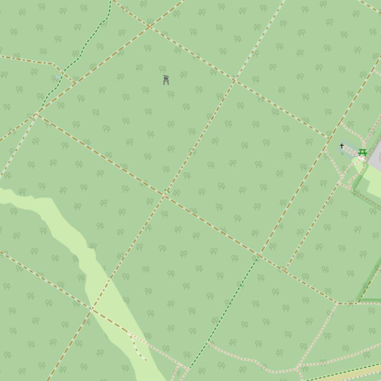 Kaart van het Heidepad.