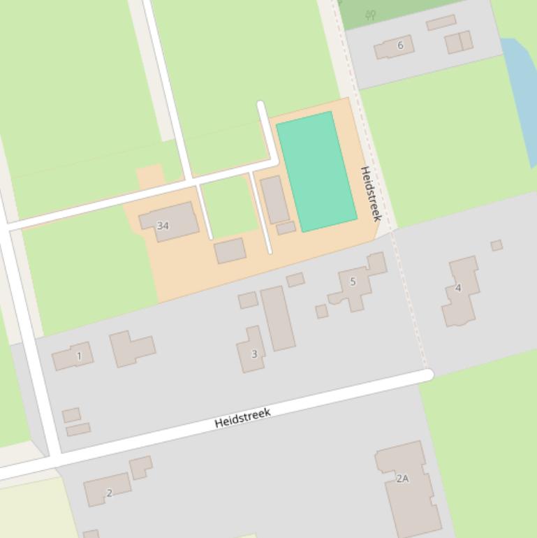 Kaart van  Heidstreek.