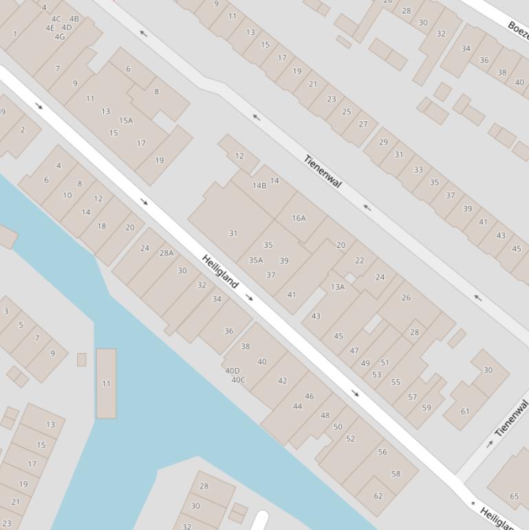 Kaart van  Heiligland.