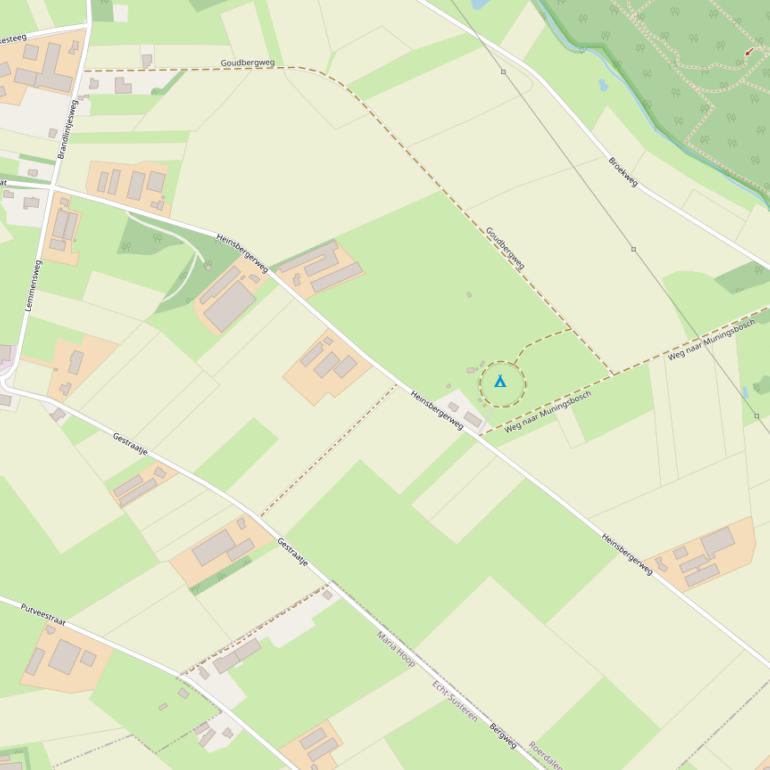 Kaart van de Heinsbergerweg.