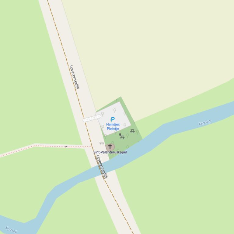 Kaart van  Heintjes Pleintje.