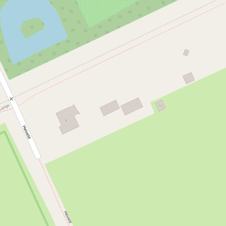 Kaart van het Heiveld.