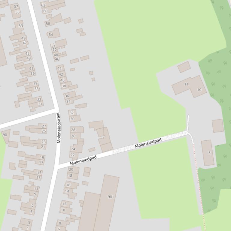 Kaart van  Heiveldhoef.