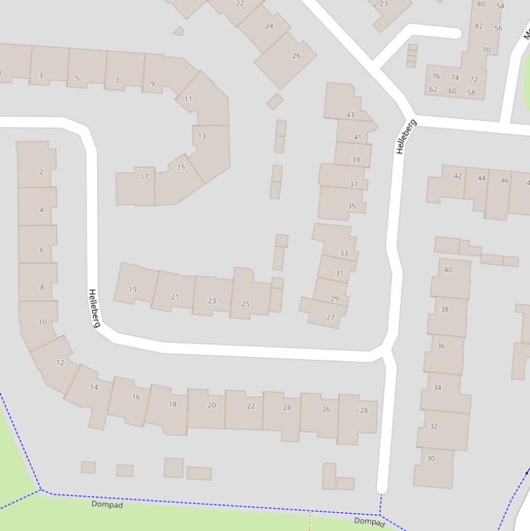 Kaart van  Helleberg.