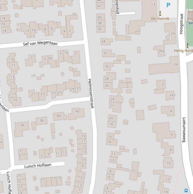 Kaart van de Helmissenstraat.