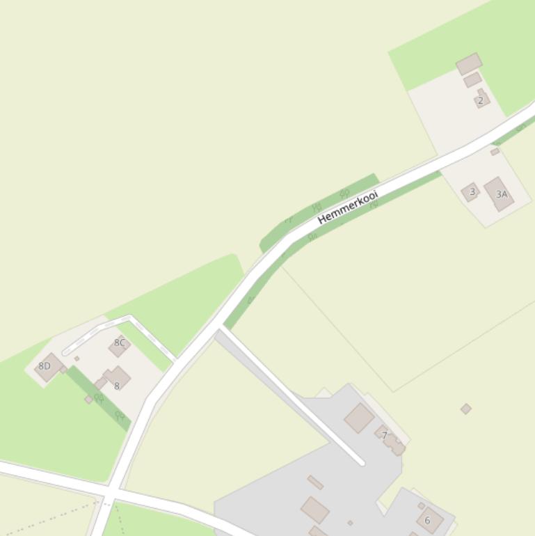 Kaart van  Hemmerkooi.