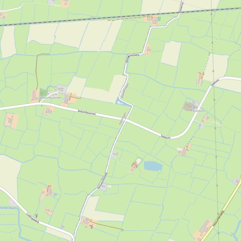 Kaart van de Herbaijumerweg.