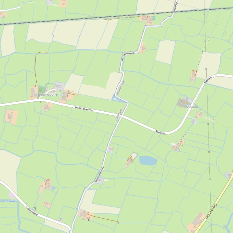 Kaart van de Herbaijumerweg.