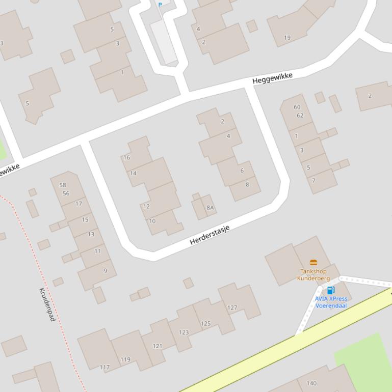 Kaart van  Herderstasje.