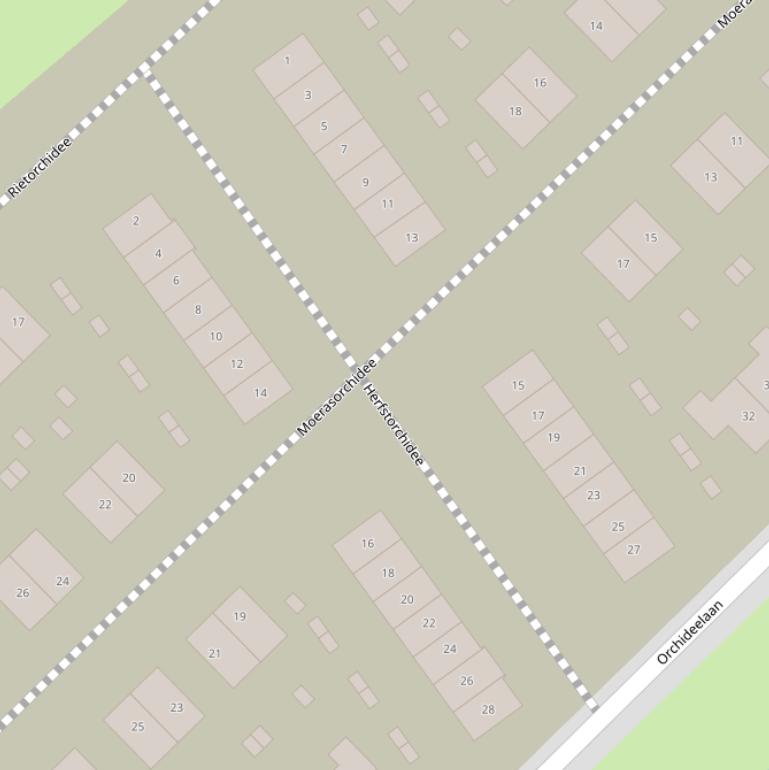 Kaart van  Herfstorchidee.