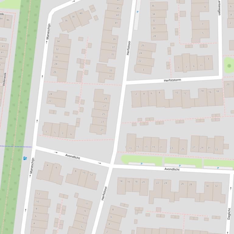 Kaart van  Herfsttooi.