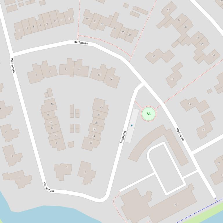 Kaart van  Herfsttuin.