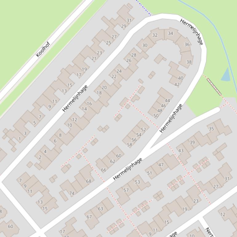 Kaart van  Hermelijnhage.