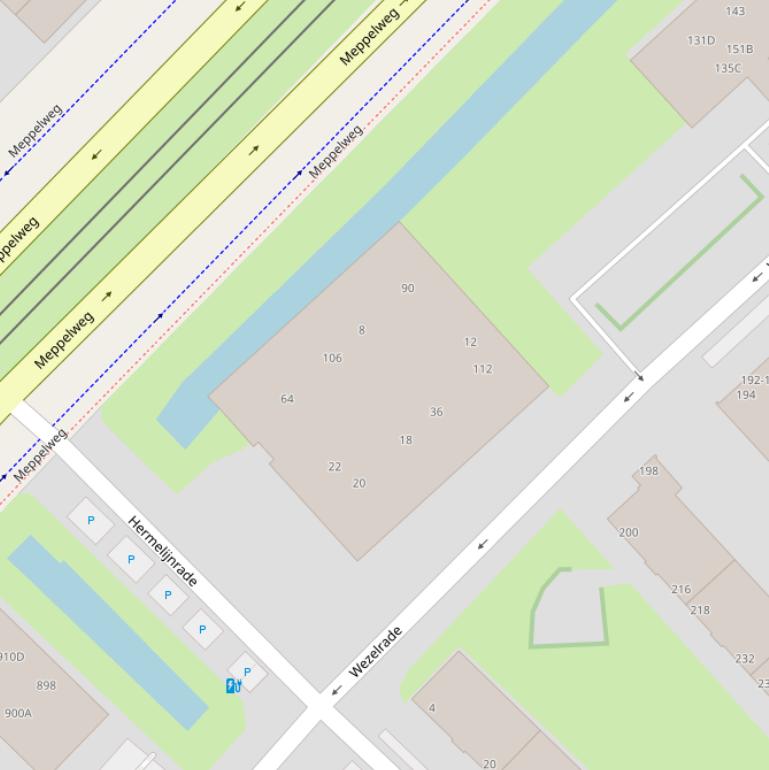 Kaart van  Hermelijnrade.