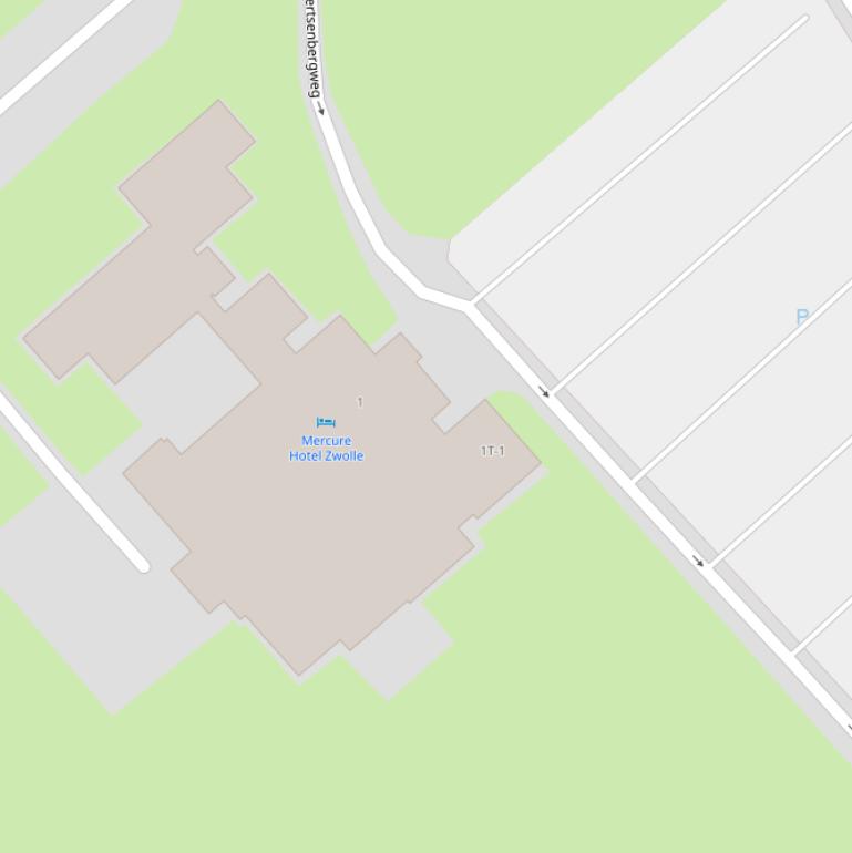 Kaart van de Hertsenbergweg.