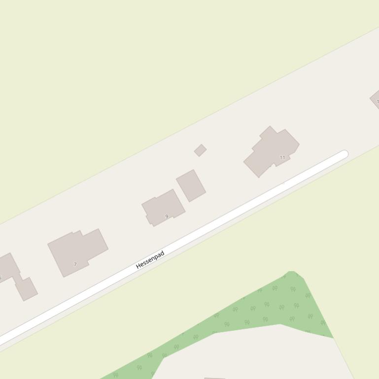 Kaart van het Hessenpad.