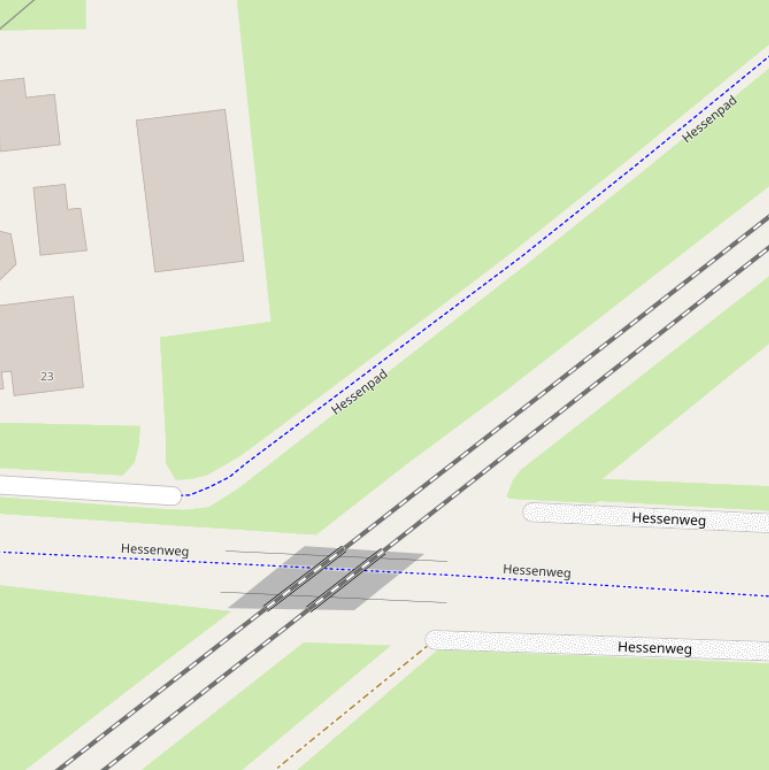 Kaart van het Hessenpad.