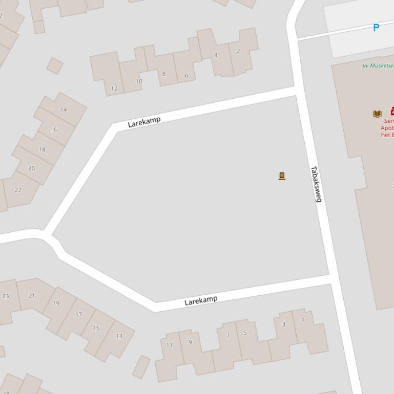 Kaart van  het Eierveld.