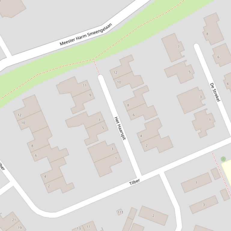 Kaart van  Het Haarspit.