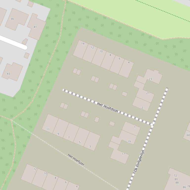 Kaart van  Het Hoofdstel.