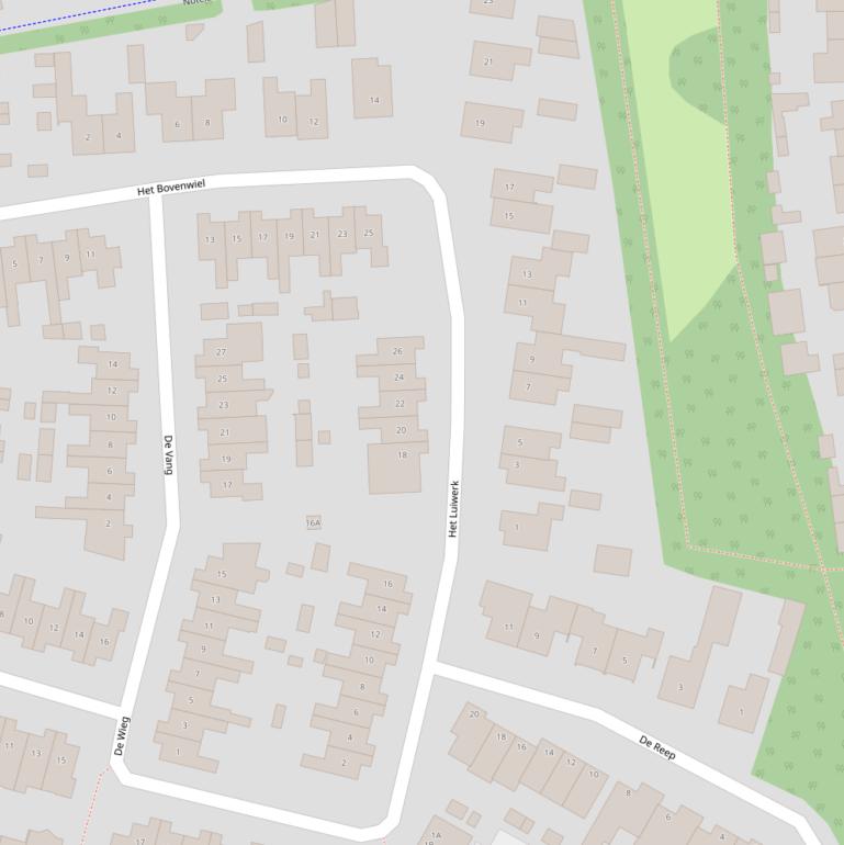 Kaart van  het Luiwerk.