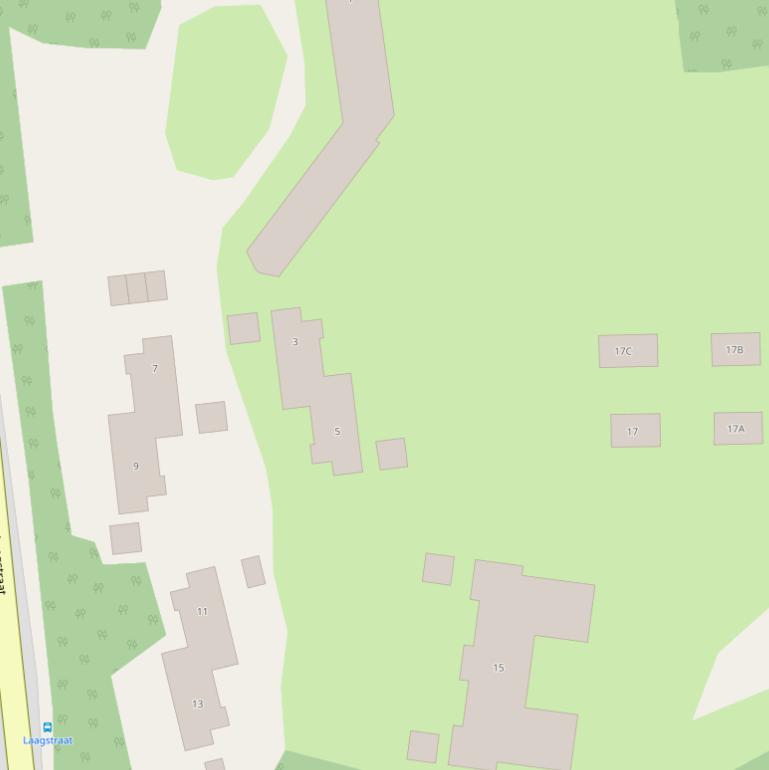 Kaart van  Het Rosarium.