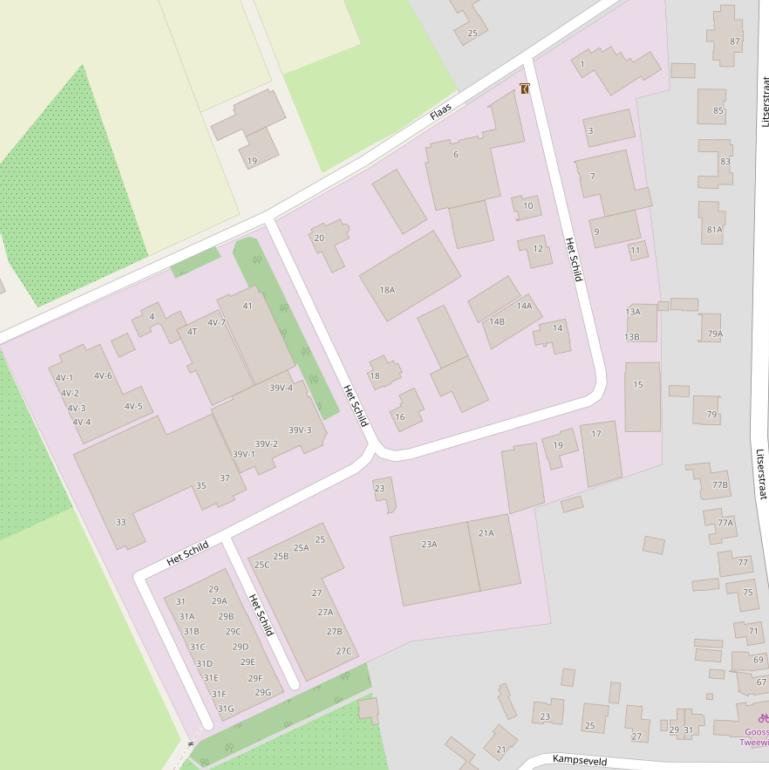 Kaart van  Het Schild.