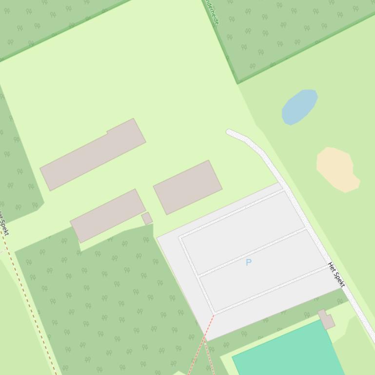 Kaart van  Het Spekt.