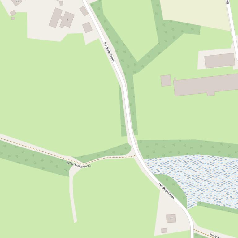 Kaart van  het Stapelbroek.