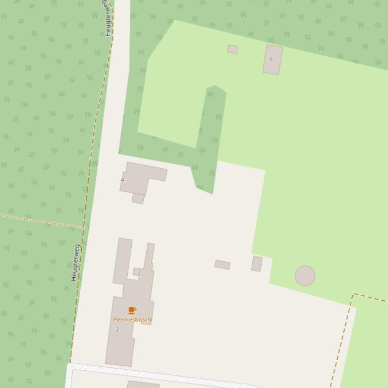 Kaart van de Heugterweg.
