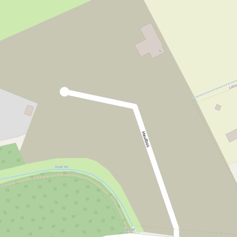 Kaart van het Heulbos.