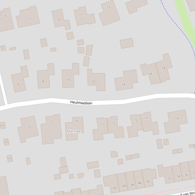 Kaart van  Heulmeetken.
