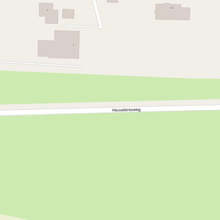 Kaart van de Heuveleresweg.