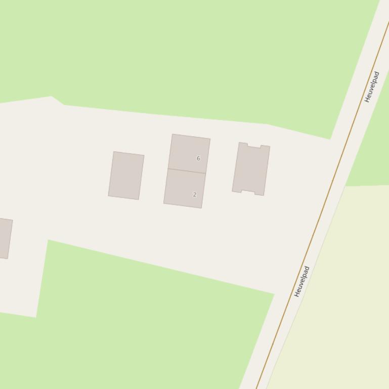 Kaart van het Heuvelpad.