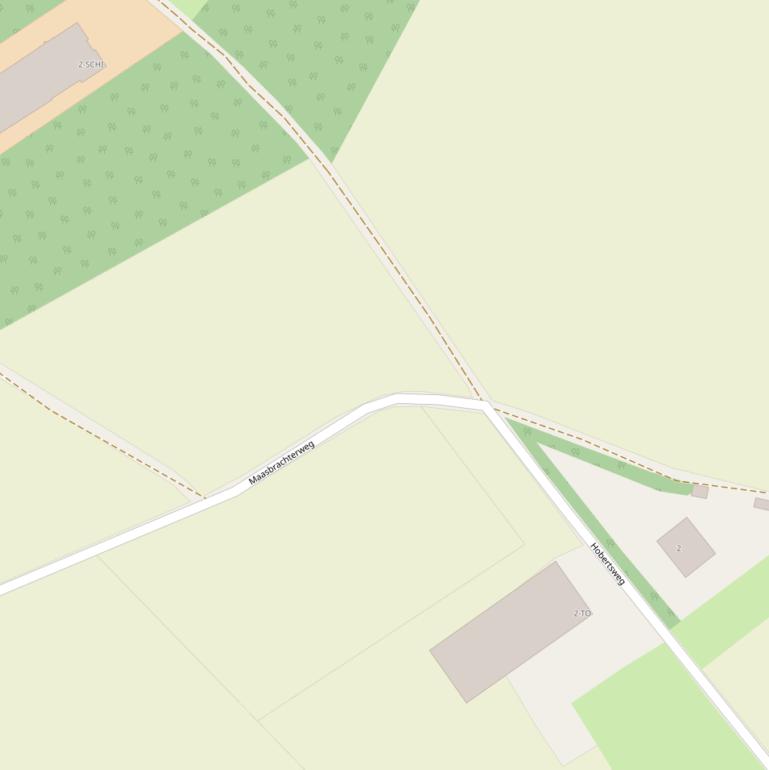 Kaart van de Hobertsweg.