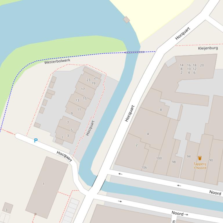 Kaart van  Hocquart.