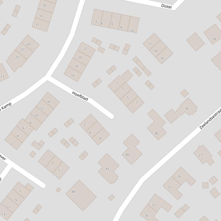 Kaart van  Hoefblad.